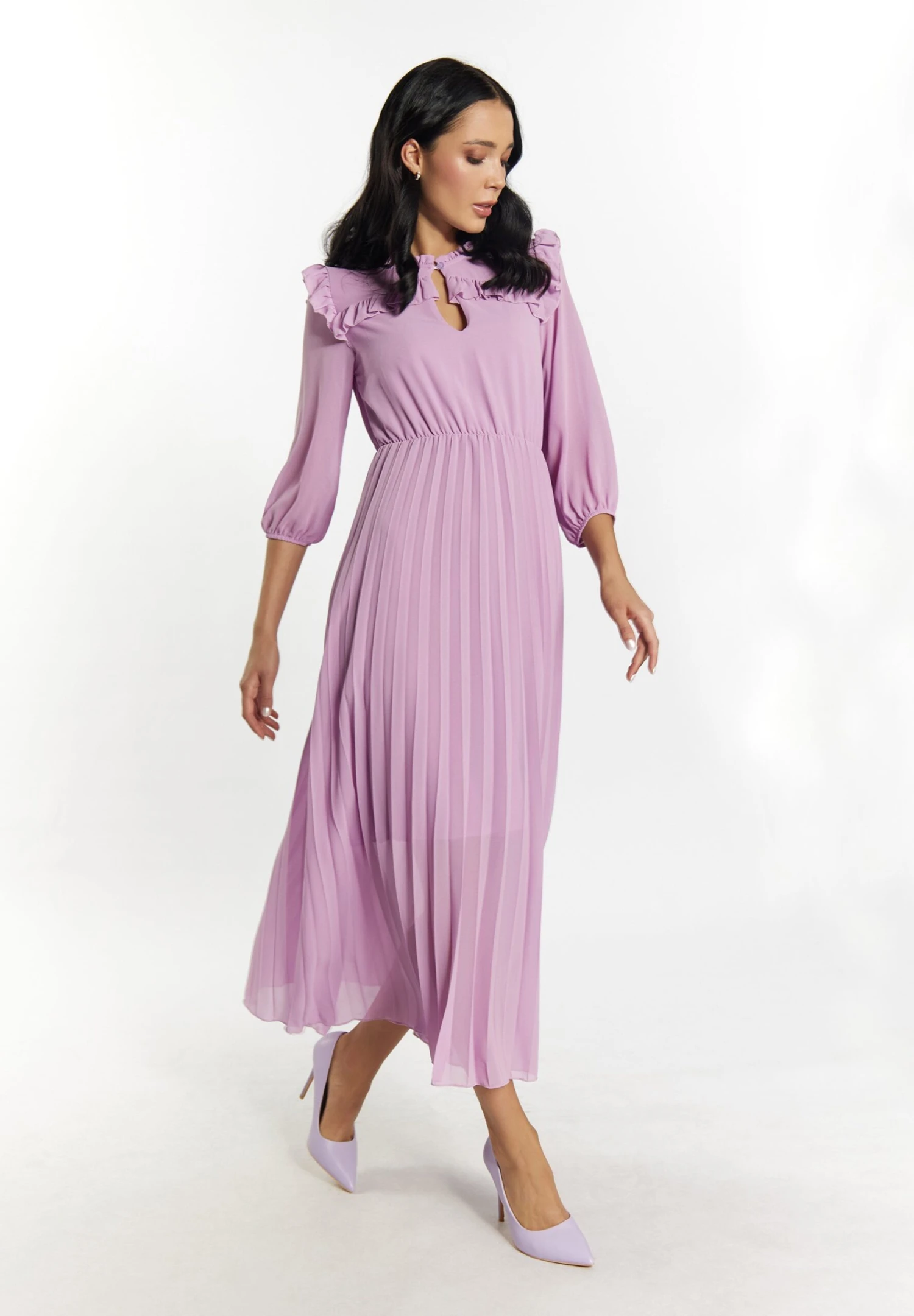 Faina Vestito EstivoFlieder Donna Vestiti FAB21C098-I11 4 Faina Vestito EstivoFlieder Donna Vestiti FAB21C098-I11 - Image 2