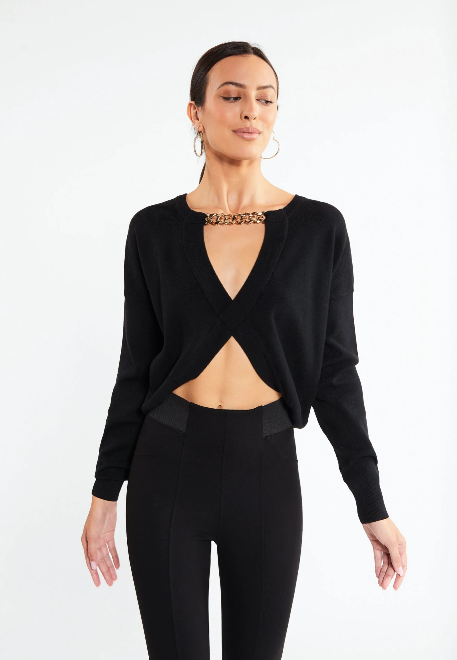 Faina MaglioneSchwarz Donna Maglieria FAB21I08X-Q11 3 Faina MaglioneSchwarz Donna Maglieria FAB21I08X-Q11