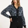 Faina ImaneCardiganGrau Schwarz Donna Maglieria FAB21I07Y-Q11 -Faina Sconto ea758e449b5249908bd6b918b4b2c6d6