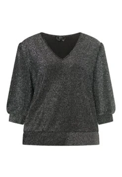 Faina Glitzer - Camicetta - Silber Schwarz -Faina Sconto ef354aeac27e49df98b0a906f849e56b