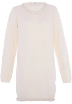 Faina Abito In MagliaWollweiss Donna Vestiti FAB21I0EC-A11