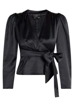 Faina Wickel EmbellCamicettaSchwarz Donna Camicie E Bluse FAB21E05H-Q11 -Faina Sconto f20d5869618c4483892232ef4071e895