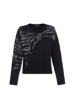 Faina MaglioneSchwarz Donna Maglieria FAB21I0EK-Q11