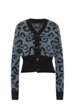 Faina ImaneCardiganGrau Schwarz Donna Maglieria FAB21I07Y-Q11 -Faina Sconto f89685ba695545b18191885db39b8908