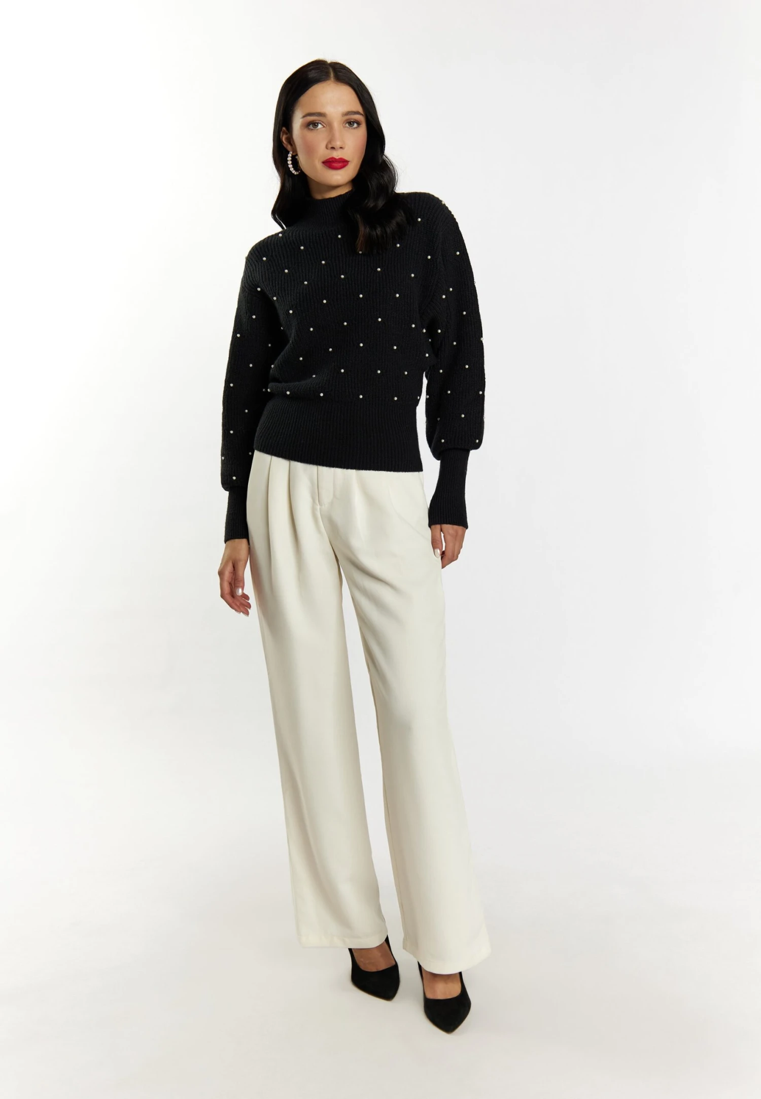 Faina CanevaMaglioneSchwarz Donna Maglieria FAB21I0B8-Q11 4 Faina CanevaMaglioneSchwarz Donna Maglieria FAB21I0B8-Q11 - Image 2