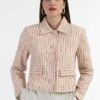 Faina KurzeBlazerPink Wollweisser Streifen Donna Giacche E Blazer FAB21G01K-J11 2 Faina KurzeBlazerPink Wollweisser Streifen Donna Giacche E Blazer FAB21G01K-J11 -Faina Sconto f9df8277c14b4f75a5451a60db658a42