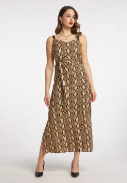 Faina NeliceVestito EstivoBeige Schlange Donna Vestiti FAB21C05Y-B11