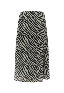 Faina Mit Zebra Gonna A CampanaWeiss Schwarz Donna Gonne FAB21B035-A11 -Faina Sconto faba7372a5cb4ce48161e90414d7f59b