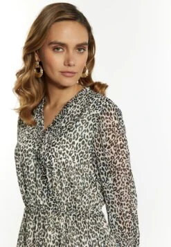 Faina Mit LeoprintVestito EstivoWeiss Mehrfarbig Donna Vestiti FAB21C09B-T11 -Faina Sconto fc1e739ef9454c67ba50db0b1a113e76