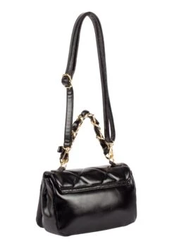 Faina Im Metallic-Look - Borsa A Mano - Schwarz -Faina Sconto fd61e0885f624df4a286a123f2450561